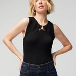 White House | Black Market New! Sleeveless Hardware Tank black, size XL Photo 0