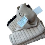 Worth Collective Pants Size XL Adele Ribbed Knit Taupe Black Cozy Pull On NWT Photo 6