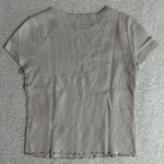 Old Navy Beige waffle knit  baby tee Photo 1
