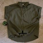 Boutique Olive Crop Top Photo 0
