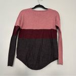 Smartwool  Shadow Pine Crew Sweater Merino Wool Colorblock Moonbeam Women’s XS Photo 1