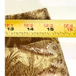 Jaclyn Smith  gold jacquard knee length 10 shiny office party work holiday vtg Photo 5