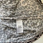 Maurice's 24/7 Cream Brown Leopard Print Crew Neck Long Sleeve Tee Photo 9