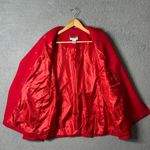 Carmen Blazer Jacket Womens S Red Long Sleeve Blazer Career‎ Professional Dressy Photo 3