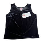 Quacker Factory  Sequins  Velour top Size 1X Photo 0