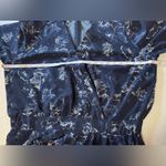 Stories by Kelly Osbourne Jumpsuit Women's Plus Size 1X Blue Floral V Photo 13