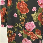 Catherine Malandrino 𝅺 Multicolored Floral Asymmetrical Hem Hi-LoTunic Blouse S Photo 5