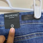 BLANK NYC  Medium Wash Skinny Jeans Raw Hem 26 Photo 4