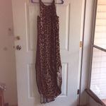 Stilettos New Stillettos Animal Print Maxi Dress Knotted Bottom stretch Liteweight Medium Photo 1