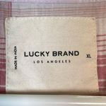 Lucky Brand  2022 Lucky You Pink Orange Plaid S/S Shirt Button Blouse XL #0902-AZ Photo 6