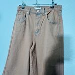 Free People NEW Granolacore CRVY Gia Wide-Leg Jeans Brown Blue Wash Size 27 Photo 8