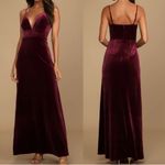 Lulus  Maroon Velvet Dress Photo 5