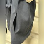 Talbots NEW Vintage 1994  Washed Silk Belted Shirt Jacket Blouse Navy Women’s 12 Photo 7