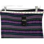 Lauren Ralph Lauren Skirt Womens M Petite Black Purple Fair Isle Stretch Career Size undefined Photo 4