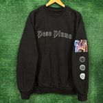 Peso Pluma Exodo Oversized Crewneck Sweater Size Medium Photo 0