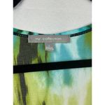 Ny Collection Women’s  Multicolor Tie-Dye Ikat Print Sleeveless Maxi Dress Sz L Photo 2