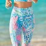 Lilly Pulitzer Colorful Tropical Print Activewear legging S Photo 0