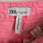 ZARA The Boogie Pants Pink Wide Leg Jeans Photo 6