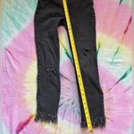 Free People 👖2/$30 | Black Distressed Skinny Jeans | Size 26 Photo 3