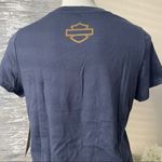 Harley Davidson Harley-Davidson Women's Retro Race Flag V-Neck Tee Size L Photo 7