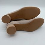 Vivaia Zoe Round Toe Block Heel Old Money Wool Knit Comfort Boots Almond 9.5 Photo 6