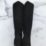 Valentino Garavani Valentino women’s black suede knee high block heel boots size IT 37 US 7 Photo 3