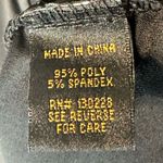 Rocawear Vintage Y2K Black Bodycon Mini Dress Gold Zippers Chains Size M Goth Photo 4