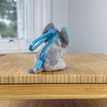 Elephant Plush Keychain Coin Purse Little Brownie Bakers Blue Green Gray Photo 2