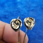 New Flower Thread Earrings Silver Photo 2