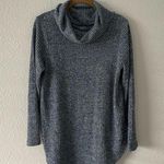 st. john's bay Navy Heather Turtleneck Sweater Waffle Knit Size Small Photo 0