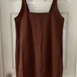 Girlfriend Collective  Brown Tommy Workout Dress Photo 0