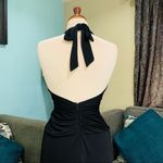 BCBGMAXAZRIA Maxi Open Leg Open Back Black Dress Size XS Photo 4