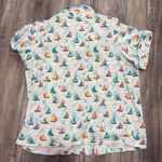 BedHead Size Large Sailboat Shorty Pajamas Shirt White Photo 3