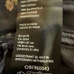 Free People Chloe Printed Top Washed Black Floral Large NWT Cottage Bow Gauze Photo 12