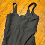Lululemon align Ribbed Black Yoga Bodysuit Jumpsuit Tank Style Size 4 Photo 4
