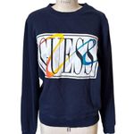 Guess Vintage 90s Logo French Terry Sweatshirt Size Medium Photo 0