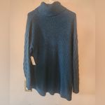 st. john's bay  Active Womens Tunic Sweater Cowl Neck size pxl Texas teal Photo 5