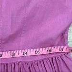 Vintage 90’s Pink Boho Embroidered Midi Dress L Size L Photo 8