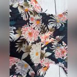 Eliza J  Floral Print 3/4 Balloon Sleeve Faux Wrap Hi-Low Maxi Dress Photo 3