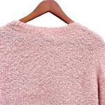 Arizona Jeans  Pink Fuzzy Teddy Knit Sweater Photo 5