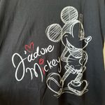 Disney Black J'adore Mickey T-Shirt Women's size XXL Mickey Mouse Photo 3