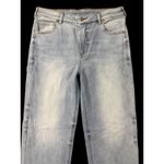 SER.O.YA Margot Mid Rise Slouchy Boyfriend Jeans Coastline Terry NWT Sz 28 Blue Photo 4