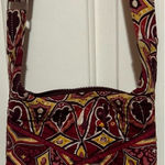 Stephanie Dawn Floral Burgundy Yellow Crossbody Bag Adjustable Strap‎ Red Photo 0