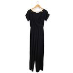 JustFab Cuff Sleeve Drawstring Jumpsuit Size S NW Sample tag. 
Chest 36” Photo 3