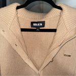 New SER.O.YA Katana Sweater Mini Dress in Tan Size L Photo 12