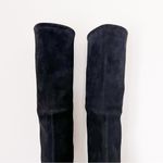 Stuart Weitzman  • Highland Boot over the knee thigh high black suede heeled Photo 5