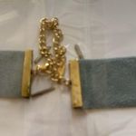 Ettika NWT Sage Green Wide Vegan Suede Choker Necklace 1.25” Adjustable Boho Photo 1