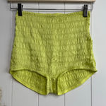 Free People shorts ruched micro shorties high rise summer spring stretchy Small Photo 0