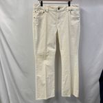 Tommy Hilfiger  High Rise Corduroy Straight Leg Pants Womens 16 Off‎ White… Photo 1