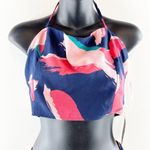 Lulus  Artistic Impulse Abstract Print 2-Piece Crop Top & Mini Skirt Navy Blue M Photo 5